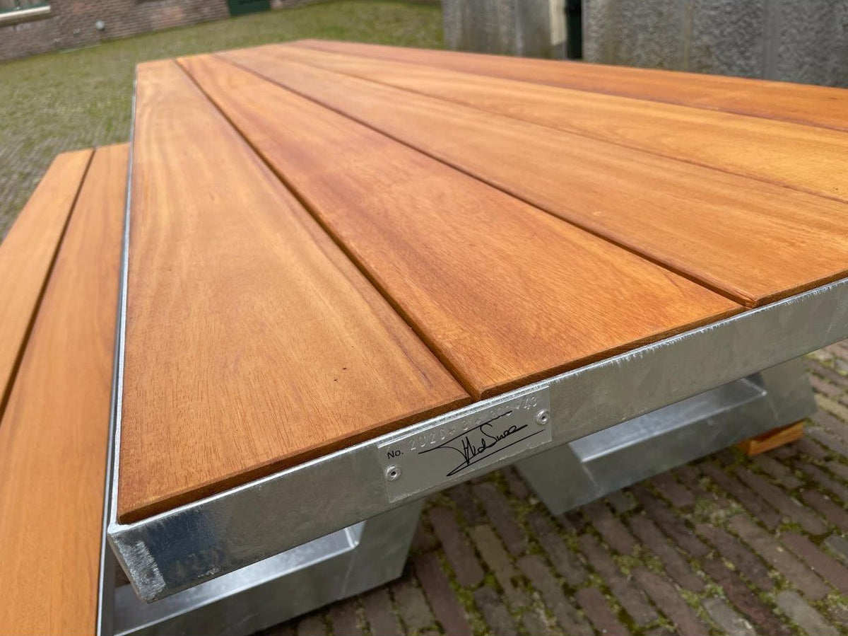 Picknicktafel Anker 3, 300 cm, hardhout, verzinkt