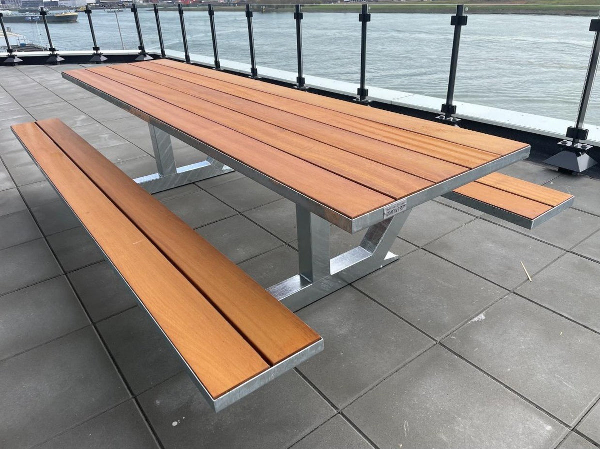 Picknicktafel Anker 3, 300 cm, hardhout, verzinkt