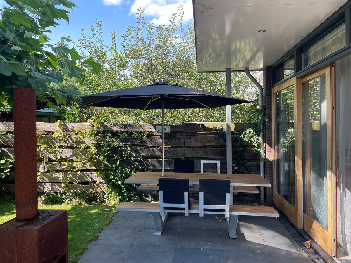 Anker onder de parasol